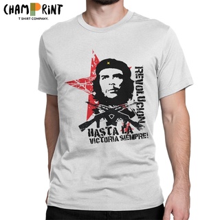 เสื้อยืด ผ้าฝ้ายแท้ พิมพ์ลาย Hasta La Victoria Siempre Che Guevara สไตล์วินเทจ พลัสไซซ์ สําหรับผู้ชายS-5XL