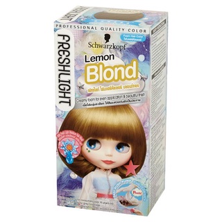 🔥สินค้าขายดี!! ชวาร์สคอฟ เฟรชไลท์ ผลิตภัณฑ์โฟมเปลี่ยนสีผม สีบลอนด์ทอง 1 ชุด Schwarzkopf Freshlight Lemon Blond Foam Hair