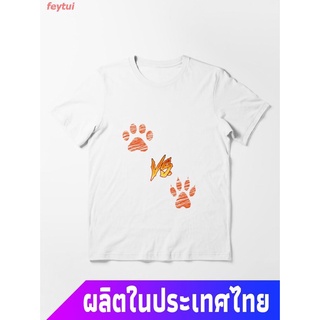 2022 Year of the Tiger ปีเสือ เสือ หัวสัตว์ ครอบงำ แมว ดุร้าย Cat Vs Tiger Classic Essential T-Shirt  คอกลม แฟชั่น แขนสั