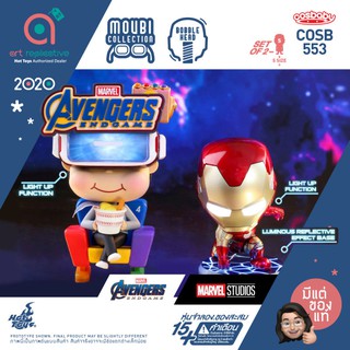 Cosbaby Movbi &amp; Iron Man Mark LXXXV Collectible Set ( Bobble-Head ) โมเดล ฟิกเกอร์ ไอรอนแมน ตุ๊กตา from Hot Toys