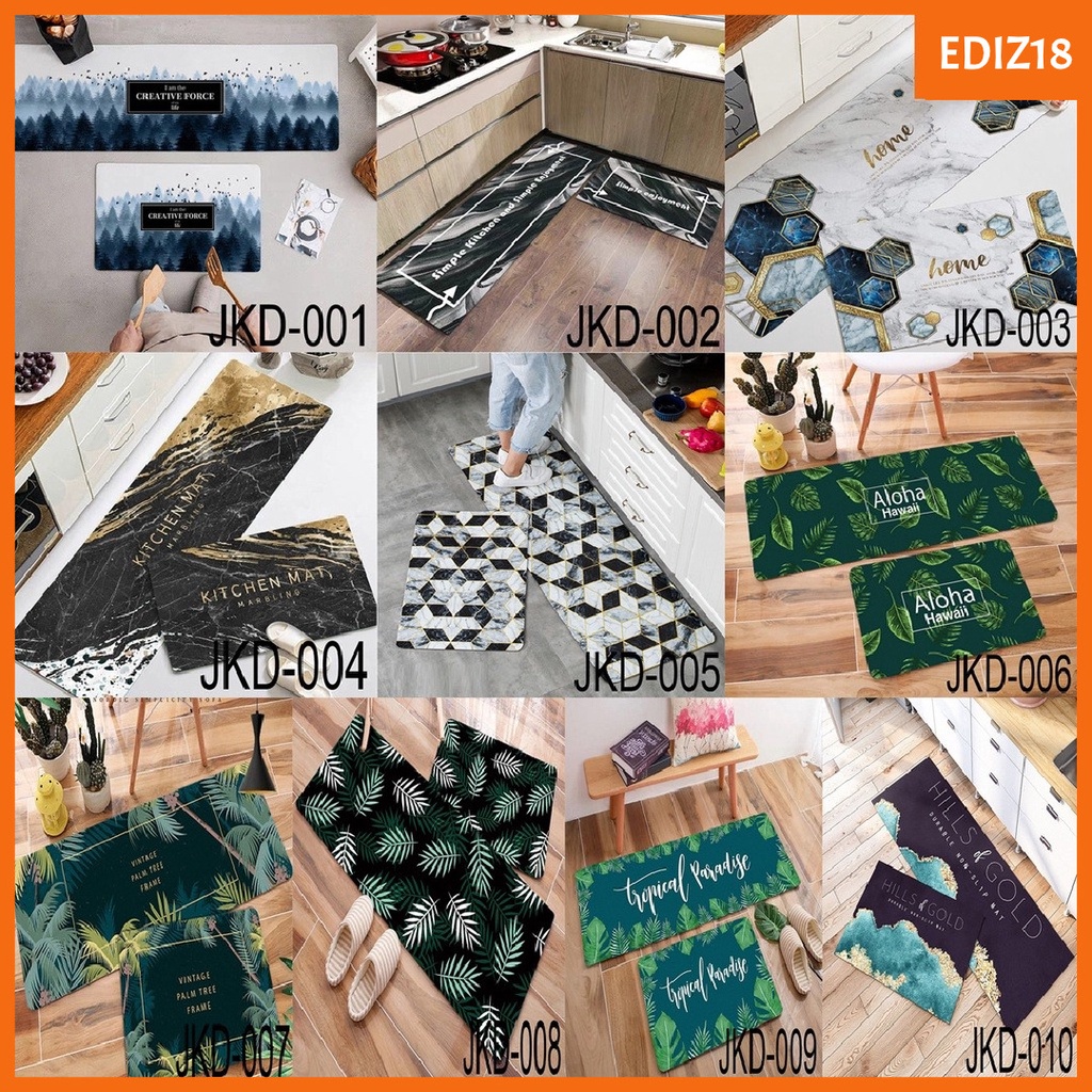 เสื่อครัว 2-in-1 (1 ชุด) JKD.001-050 Soft ANTI-SLIP | อีดิซ18