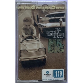 Cassette Tape เทปคาสเซ็ตเพลง Mr. Big อัลบั้ม Big Bigger Biggest The Best Of Mr. Big ลิขสิทธิ์ ซีล