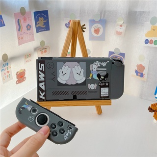 เคสป้องกันจอยเกม แบบนิ่ม สําหรับ Nintendo Switch V1 V2 OLED KAWS