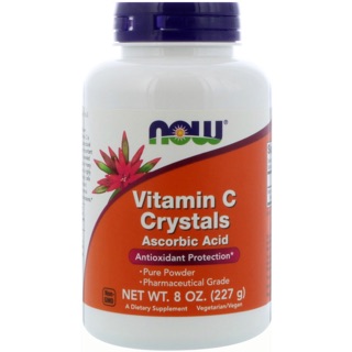 Now foods Vitamin C crystals pure powder 227g วิตามินซีชนิดผง