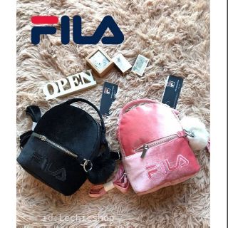 FILA flannel mini back (off30-70%) ของแท้💯 เป้ กำมะหยี