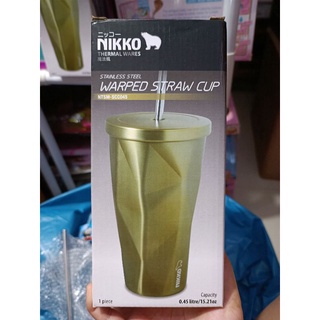 มีใบรับประกันสินค้า//Nikko แก้วเก็บอุณหภูมิร้อน-เย็น ขนาด 15oz. แท้100%