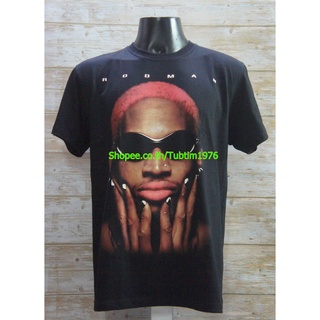 เสื้อบาส DENNIS RODMAN RODZILLA เสื้อบาสดนตรีร็อค เดธเมทัล เสื้อวินเทจ เดนนิส ร็อดแมน TDO7144สามารถปรับแต่งได้