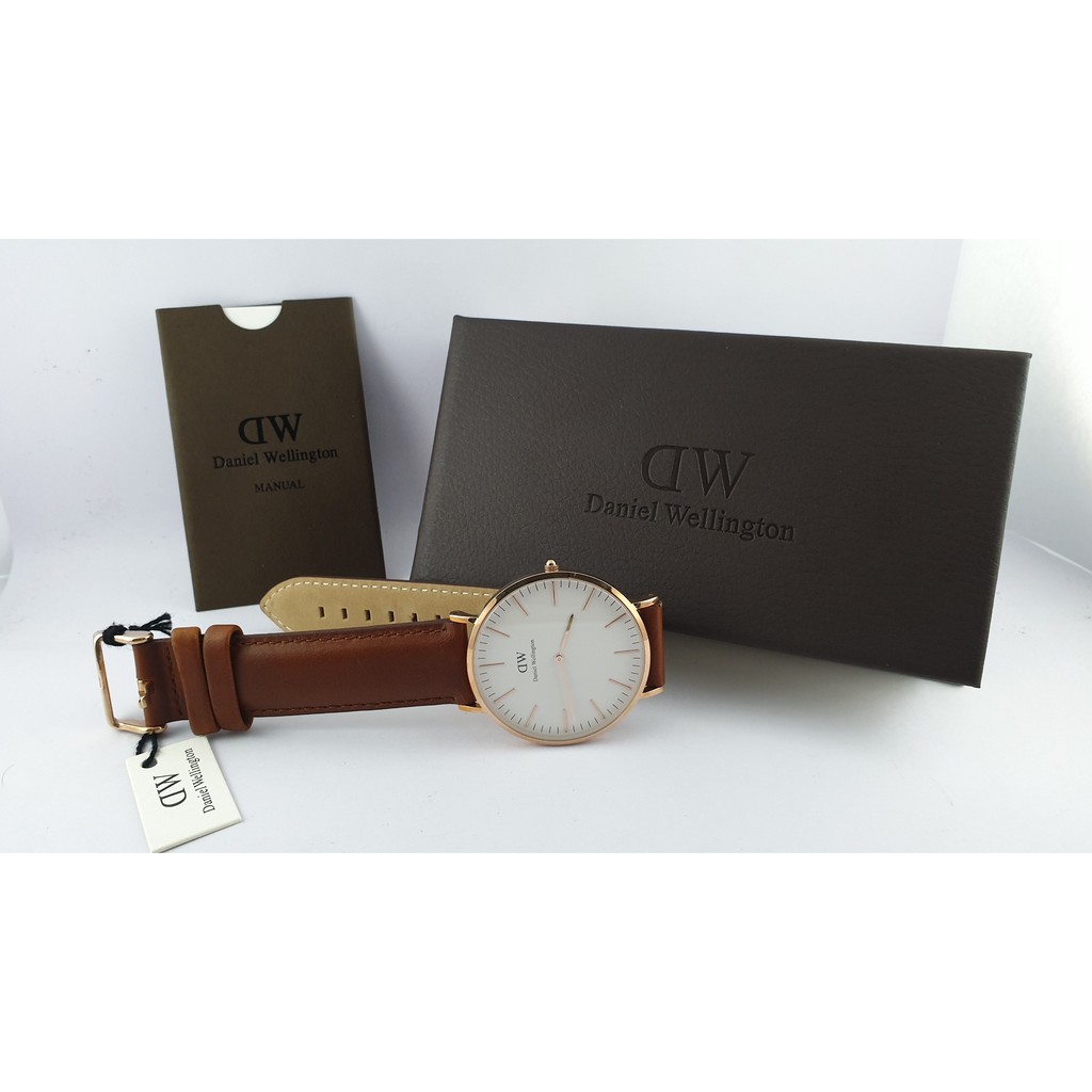 นาฬิกา DENIEL WELLINGTON MEN'S DW00100006 WHITE DIAL พร้อมกล่อง (ใหม่) ของแท้
