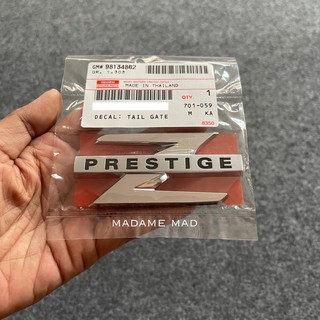 แท้ศูนย์ 💯% โลโก้ Z PRESTIGE ขนาด 8.8x4cm (AMY-8-98134862-0)