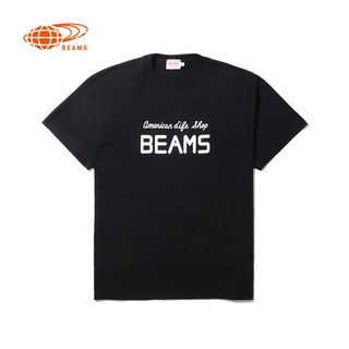 Beams เสื้อยืดคอกลม แขนสั้น พิมพ์ลาย สไตล์ที่ระลึก แฟชั่นฤดูใบไม้ผลิ และฤดูร้อน สําหรับผู้ชาย ใหม่