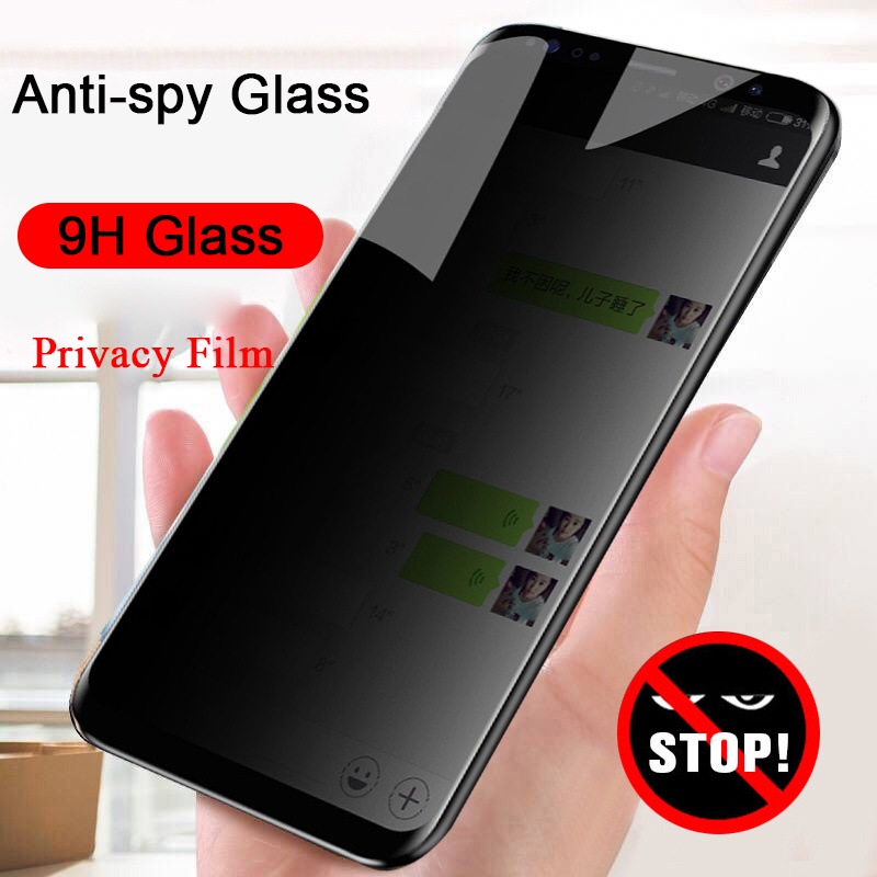 ตัวป้องกันหน้าจอความเป็นส่วนตัว Anti-Spy SONY Xperia 1 VII III 5 V II 10 IV V VI กระจกนิรภัย Anti-Peek HD ฟิล์มป้องกัน