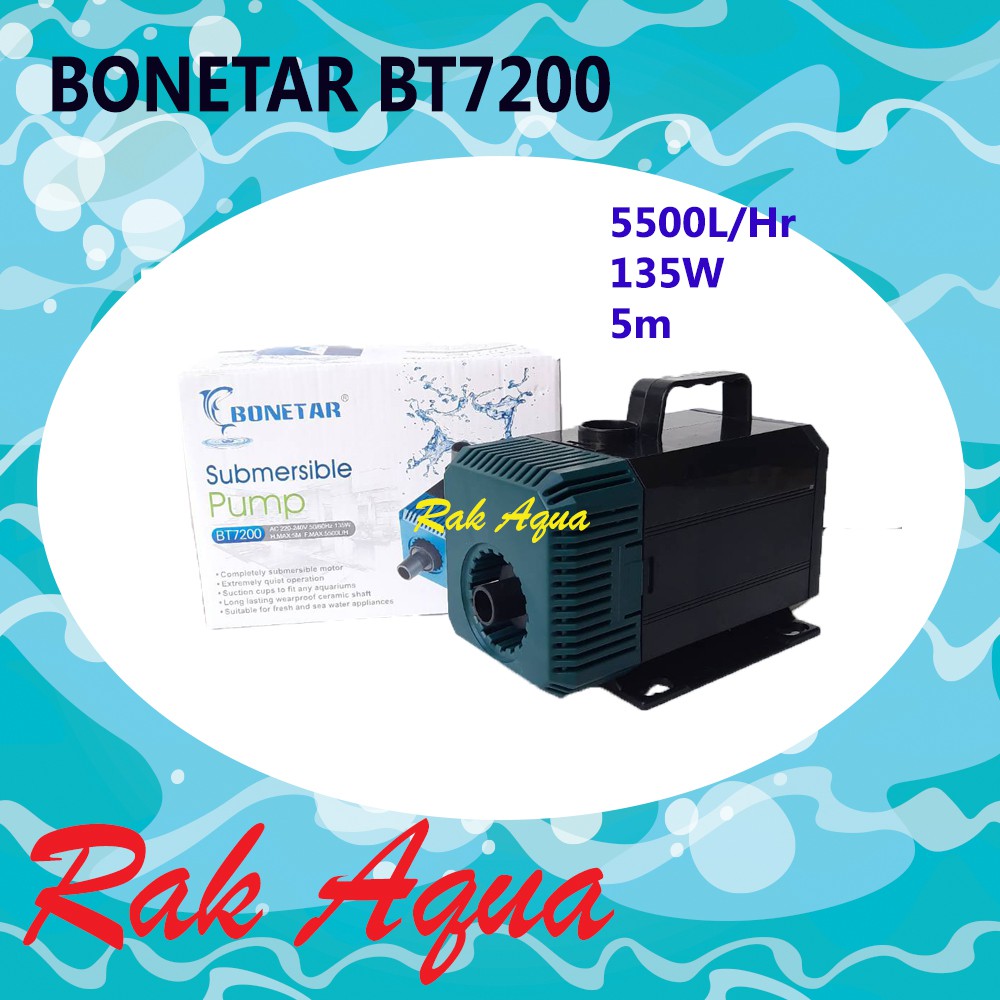 ปั้มน้ำ โบเนต้า BONETAR-BT7200 Water Pump 5500L/Hr 135w แกนเซรามิก