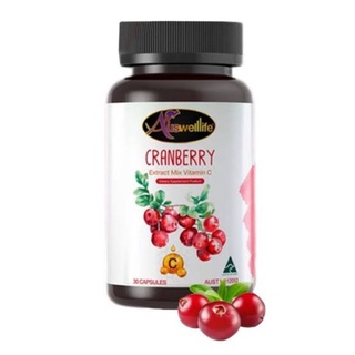 Cranberry Mix Vit C 30แคปซูล