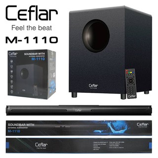 ลำโพง CEFLAR Subwoofer With Soundbar Set (M-1110)