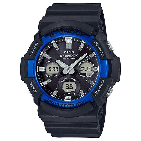 นาฬิกา Casio G-Shock ANALOG-DIGITAL Tough Solar GAS-100 series รุ่น GAS-100B-1A2 ของแท้ รับประกัน1ปี