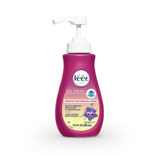 [ของแท้ 100%] VEET GEL CREAM HAIR REMOVER LEGS &amp; BODY SENSITIVE HAIR REMOVAL CREAM 13.5 fl.oz (400 ml.)
