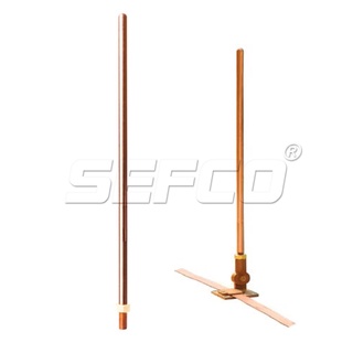 หัวล่อฟ้าฟาราเดย์ ,Air-Terminals Copper Rod,เสาล่อฟ้า,หัวล่อฟ้า
