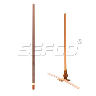 หัวล่อฟ้าฟาราเดย์ ,Air-Terminals Copper Rod,เสาล่อฟ้า,หัวล่อฟ้า