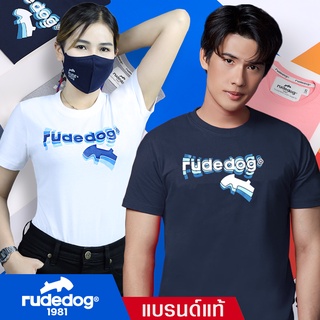 rudedog เสื้อยืดผู้ชาย เสื้อยืดผู้หญิง รุ่น Neon Layer ของแท้ 100%