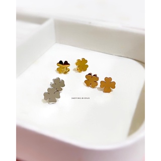 Jaoying - Stainless Steel Four leaf clover Earrings