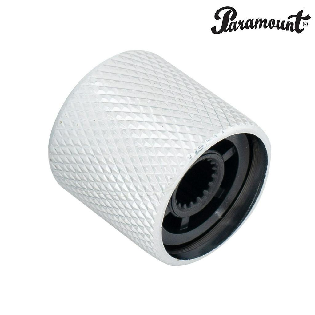 Paramount® NB001CR ปุ่ม Tone & Volume แบบกด สีโครเมี่ยม (Bushing Type Guitar Knob)