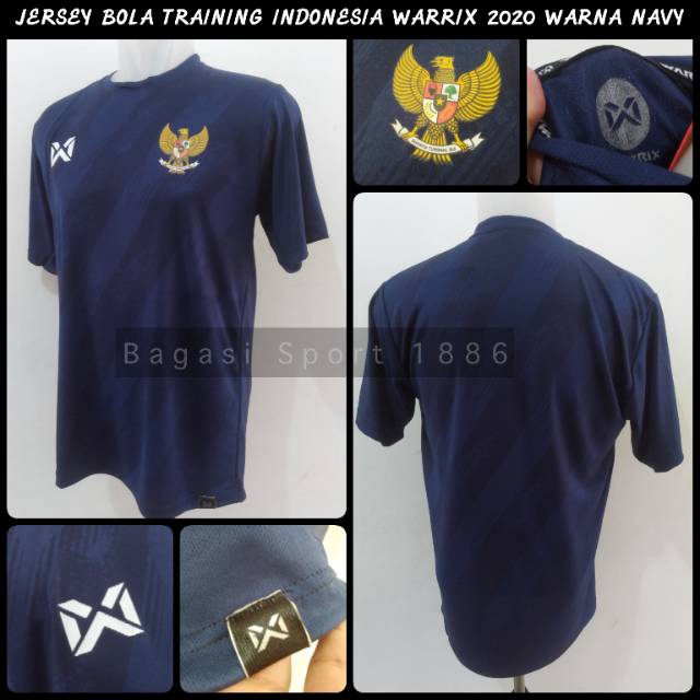 Hitam เสื้อฟุตบอลชุดทีมชาติอินโดนีเซีย สีดํา 2020 Indo Warrix Warix Training ใหม่