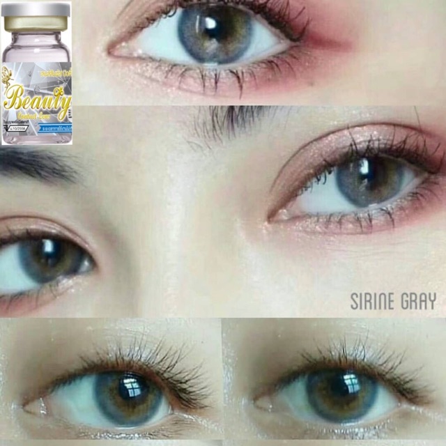คอนแทคเลนส์ รุ่น Sirine gray บิวตี้คอนแทคเลนส์