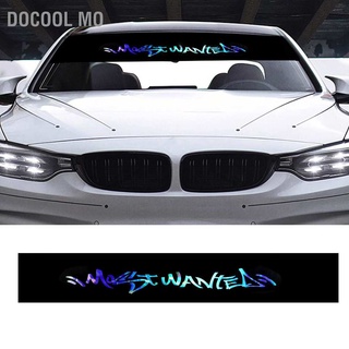 Docool Mo Car Front Rear Window Windshield Colorful Reflective Decal Sticker Cover Styling Decoration