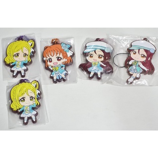 [ลิขสิทธิ์แท้/ไม่มีกล่อง] พวงกุญแจยาง ลายอนิเมะ ลาย Love Live Sunshine