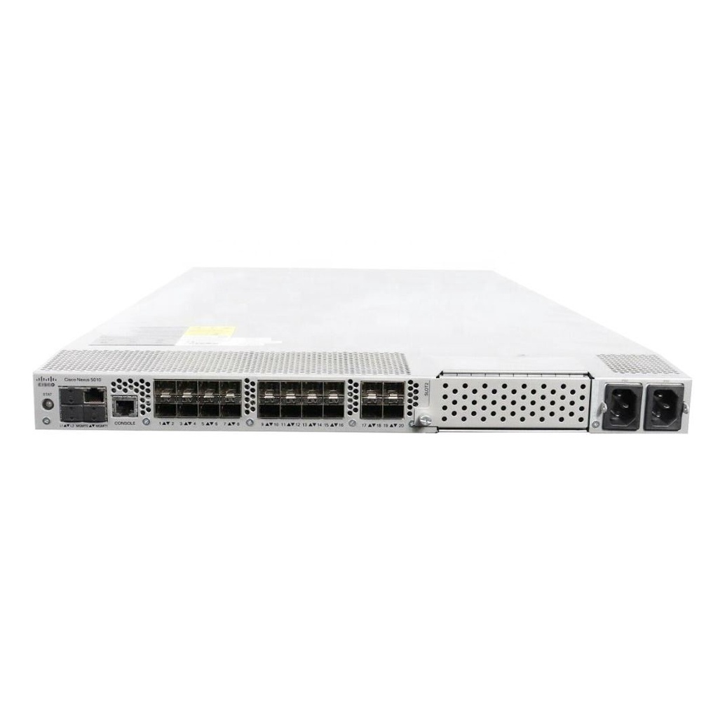 Cisco Switch 10G SFP+ 20 Port N5K-C5010P-BF 1U Nexus 5000 10GB Ethernet Dual Power Supply 550W + ตัว