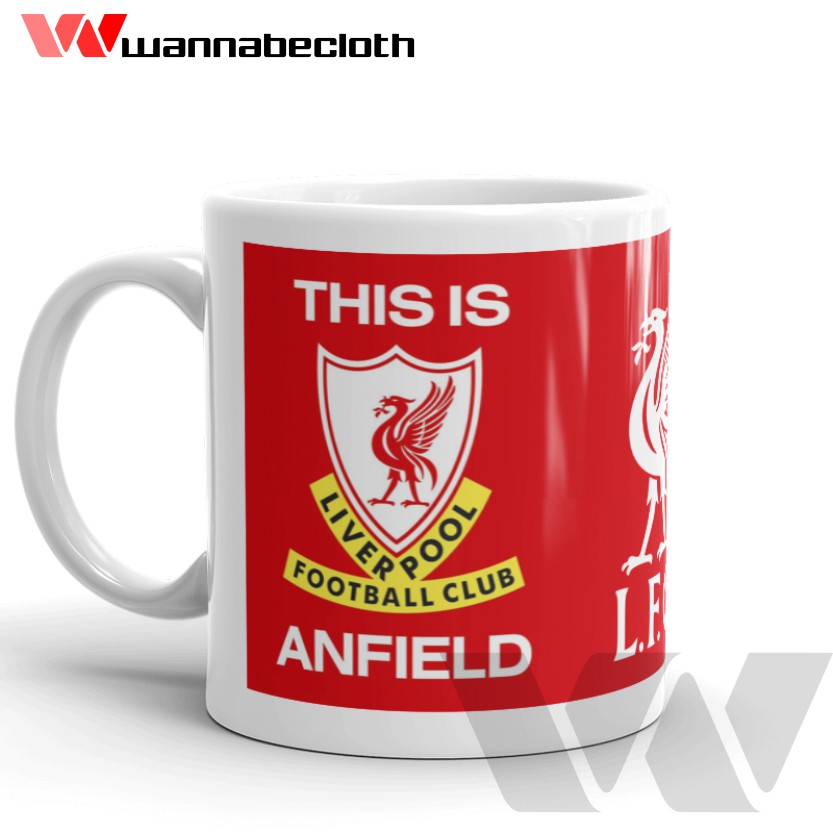 Liverpool Mug Liverpool Mug ของที่ระลึกแบบกําหนดเอง Liverpool Mug Liverpool Football LFC นี่คือแอนฟิ
