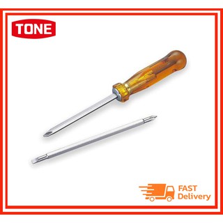 Tone Specialized Car Equipment Screwdriver CD-12 ไขควงสองหัวแกนทะลุ (ยาว)