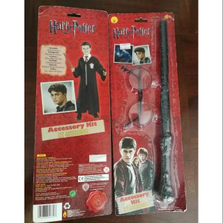 เซตไม้กายสิทธิ์แฮร์รี่ พอตเตอร์ พร้อมแว่น harry potter wand (packaging ไม่สวย แต่สินค้าไม่มีตำหนิ)