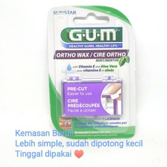 Lilin Gum Sunstar Ortho Wax Dental Wax Gum Wax Braces