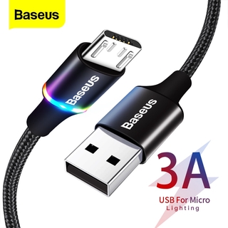 Baseus สายชาร์จ Micro Usb 3a 1 ม . สําหรับ Samsung Xiaomi Android