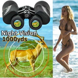 Night Vision สำหรับการล่าสัตว์กล้องส่องทางไกลกล้องโทรทรรศน์20X50ไนโตรเจนกันน้ำพลังงานสูงความละเอียดสูง HD168ft/1000yds