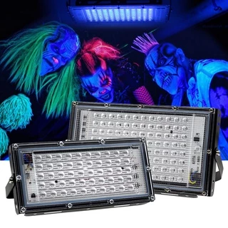 แสง UV 220V ไฟแบล็คไลท์ 50W 100W 150W สปอตไลท์ UV Black Light ไฟสีม่วง ไฟเวที ไฟสปอตไลท์ ไฟ IP66 กันน้ำ