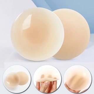 Female Comfortable Breathable Soft Reusable Adhesive Invisible Silicone Breast Sticker Areola Patch / Ladies Sexy Transparent Thin Nippies Cover Not Easy To Fall Off /  Women High Quality No Glue Chest Paste / Waterproof Nipple Patch Breast Bra Pads