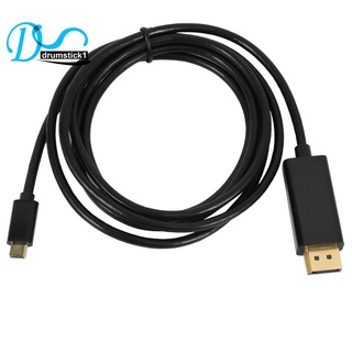 Cod Usb-C To Displayport อะแดปเตอร์สายเคเบิ้ล 6 ฟุต Usb 3.1 Type C To Dp Hd สายเคเบิ้ล