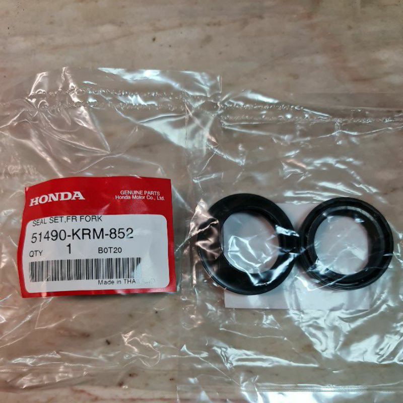 ชุดซีลโช๊คหน้า+ซีลกันฝุ่นแท้ Honda NSR MSX 51490-KRM-852