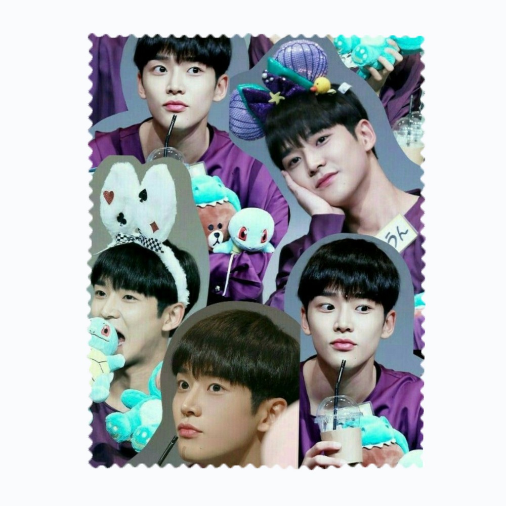 ผ้าเช็ดแว่นตา เช็ดเลนส์ ผ้าไมโครไฟเบอร์ คิม โรอุน Rowoon SF9 Extraodinary You