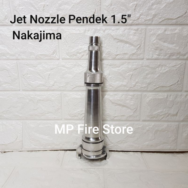 หัวฉีดเจ็ทสั้น 1.5 นิ้ว NAKAJIMA Nuzzle เครื่องดับเพลิงแบบสั้น อลูมิเนียม