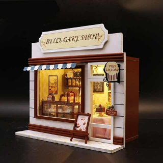 [พร้อมส่ง] บ้านตุ๊กตาdiy S2022 Bells cake shop