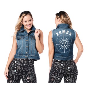 Zumba Vibes Denim Vest (เสื้อกั๊กออกกำลังกายซุมบ้า)