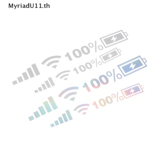 Myriadu สติกเกอร์โลโก้ WIFI สําหรับติดตกแต่งกระจกหน้ารถยนต์