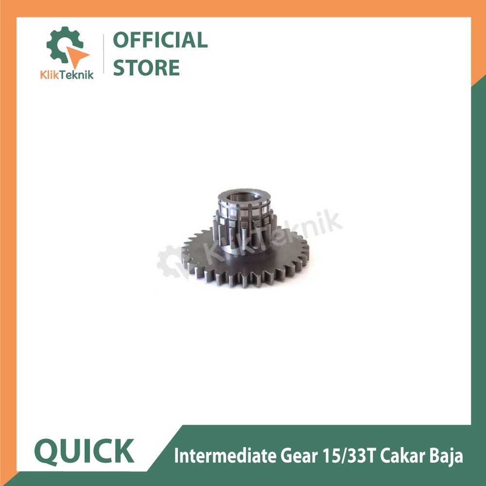 QUICK เกียร์ระดับกลาง 15/33T กรงเล็บเหล็ก