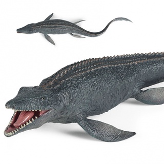 ตุ๊กตาไดโนเสาร์เหมือนจริง Mosasaurus ไดโนเสาร์ของเล่นสําหรับเด็ก