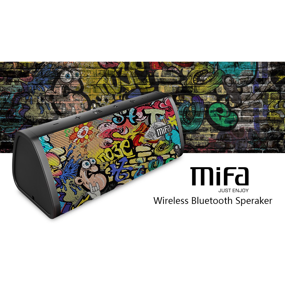MIFA ลำโพงบลูทูธแบบพกพา รุ่นA10 ของแท้100% เสียงคูณภาพ กันน้ำ กันฝุ่น กันกระแทก ใช้นาน รองรับ Micro SD