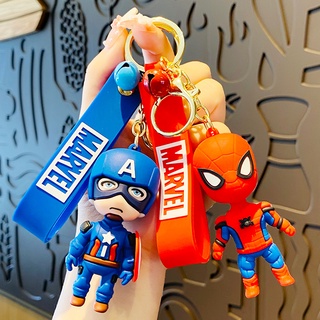 พร้อมส่ง 🚚 !🌈 พวงกูญแจลายการ์ตูนสุดน่ารัก MARVEL สำหรับห้อยกระเป๋าสุดน่ารัก  🌈