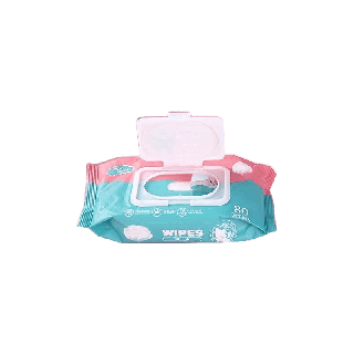 กระดาษเปียก ทิชชู่เปียกเด็ก ยี่ห้อBaby Wipes กระดาษทิชชู่เปียก สูตรน้ำบริสุทธิ์ ผ้านุ่มชุ่มชื่น